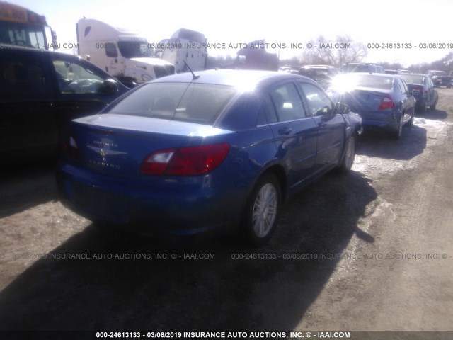 1C3LC56B69N525126 - 2009 CHRYSLER SEBRING TOURING/LIMITED BLUE photo 4