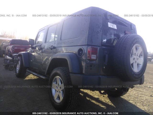 1J4BA3H19AL131300 - 2010 JEEP WRANGLER UNLIMITED SPORT BLACK photo 3