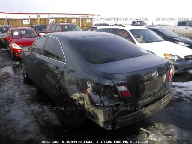 JTNBE46K373058229 - 2007 TOYOTA CAMRY NEW GENERAT CE/LE/XLE/SE GRAY photo 3