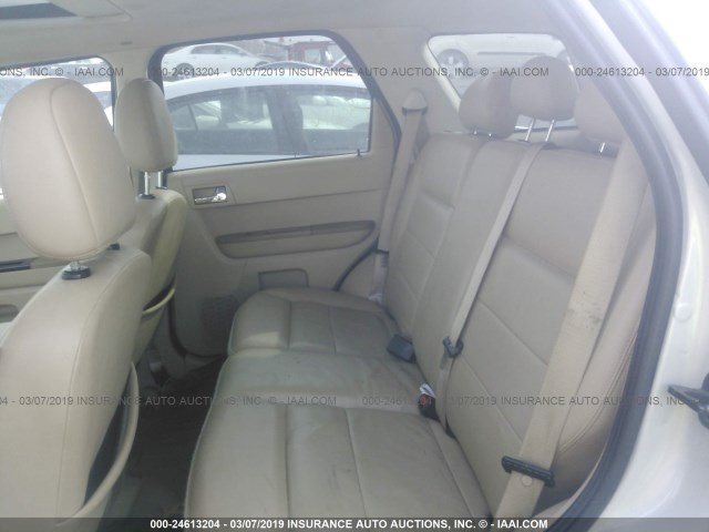 1FMCU94198KA84761 - 2008 FORD ESCAPE LIMITED CREAM photo 8