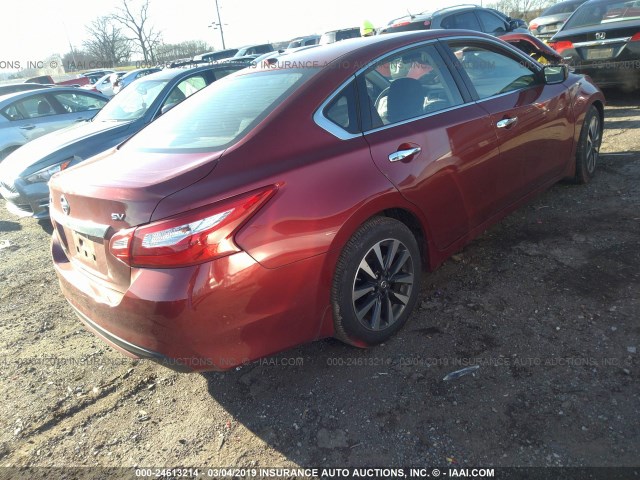 1N4AL3AP9GC167299 - 2016 NISSAN ALTIMA 2.5/S/SV/SL/SR RED photo 4