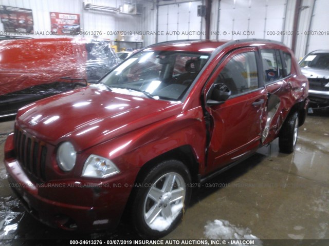 1J4FF47B19D113723 - 2009 JEEP COMPASS SPORT RED photo 6