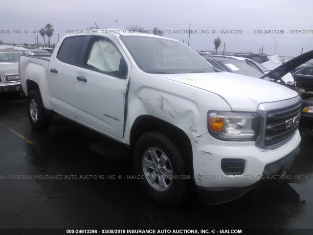1GTG5BE37G1293186 - 2016 GMC CANYON WHITE photo 1