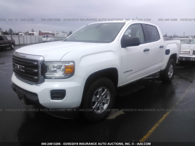 1GTG5BE37G1293186 - 2016 GMC CANYON WHITE photo 2