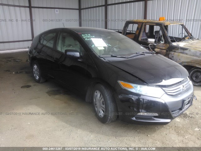 JHMZE2H57AS041606 - 2010 HONDA INSIGHT LX BLACK photo 1