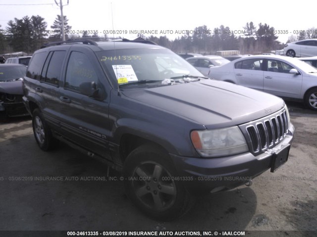 1J8GW68J63C561795 - 2003 JEEP GRAND CHEROKEE OVERLAND GRAY photo 1