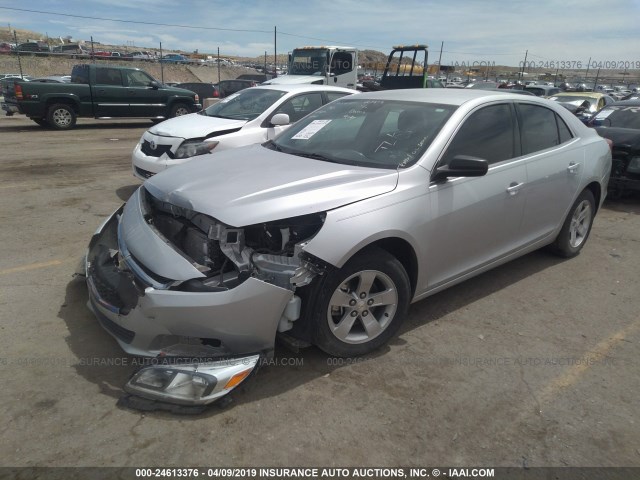 1G11B5SL4FF350703 - 2015 CHEVROLET MALIBU LS SILVER photo 2