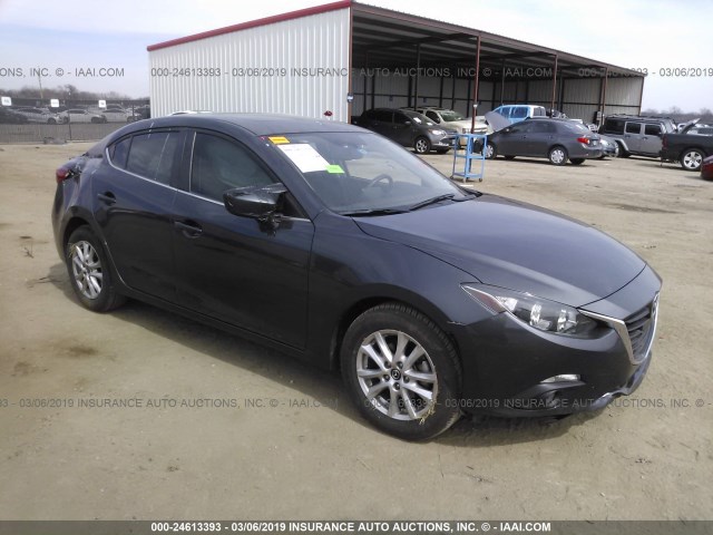 3MZBM1W79GM252230 - 2016 MAZDA 3 TOURING GRAY photo 1