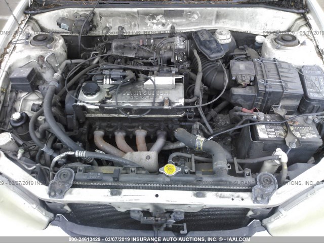 JA3AY31C9VU026022 - 1997 MITSUBISHI MIRAGE LS WHITE photo 10