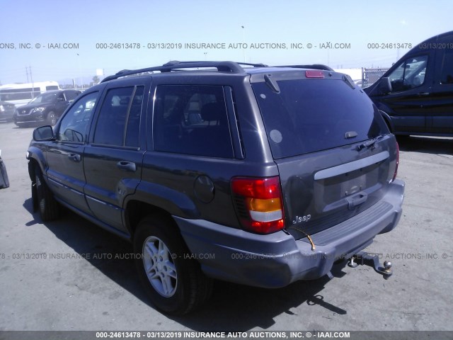 1J4GX48N54C401401 - 2004 JEEP GRAND CHEROKEE LAREDO/COLUMBIA/FREEDOM 灰色 照片 3