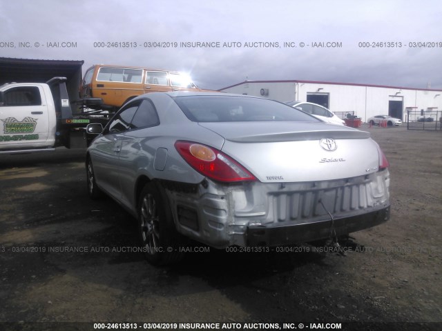 4T1CA30P44U020920 - 2004 TOYOTA CAMRY SOLARA SE/SLE ვერცხლისფერი ფოტო 6