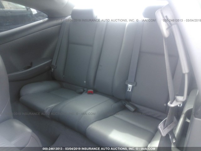 4T1CA30P44U020920 - 2004 TOYOTA CAMRY SOLARA SE/SLE ვერცხლისფერი ფოტო 8