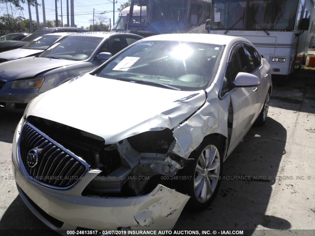 1G4PR5SK2D4167809 - 2013 BUICK VERANO CONVENIENCE BEIGE photo 2