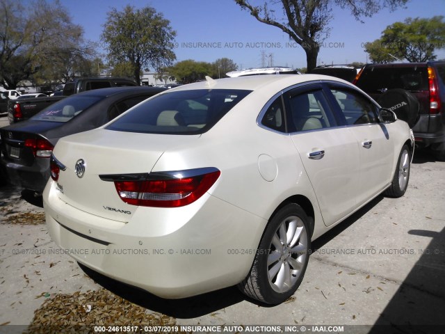 1G4PR5SK2D4167809 - 2013 BUICK VERANO CONVENIENCE BEIGE photo 4