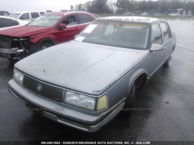 1G4CX5133H1419430 - 1987 BUICK ELECTRA LIMITED GRAY photo 2