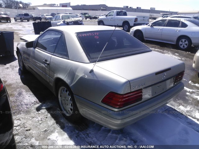 WDBFA67F7VF147973 - 1997 MERCEDES-BENZ SL 500 SILVER photo 3