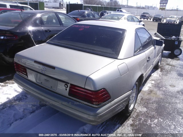 WDBFA67F7VF147973 - 1997 MERCEDES-BENZ SL 500 SILVER photo 4