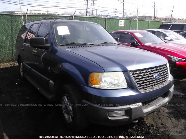 1FMPU16L43LC26003 - 2003 FORD EXPEDITION XLT BLUE photo 1
