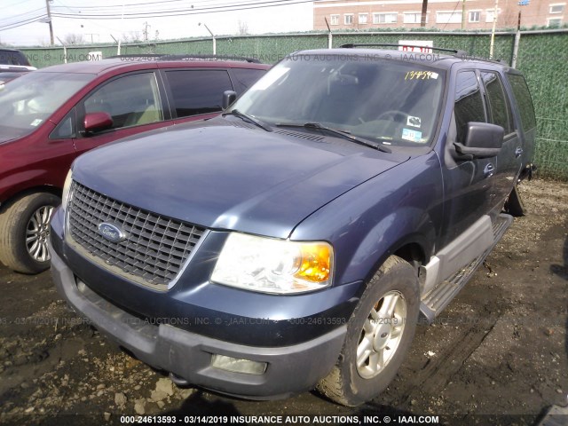 1FMPU16L43LC26003 - 2003 FORD EXPEDITION XLT BLUE photo 2