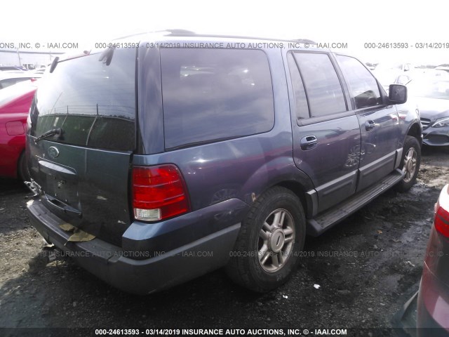 1FMPU16L43LC26003 - 2003 FORD EXPEDITION XLT BLUE photo 4