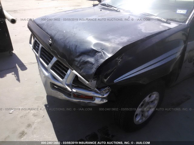 1N6SD11S6TC387463 - 1996 NISSAN TRUCK XE BLUE photo 6