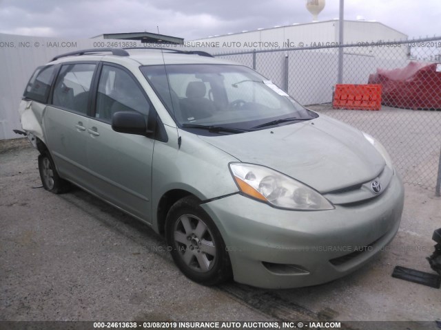 5TDZA23C86S416017 - 2006 TOYOTA SIENNA CE/LE GREEN photo 1