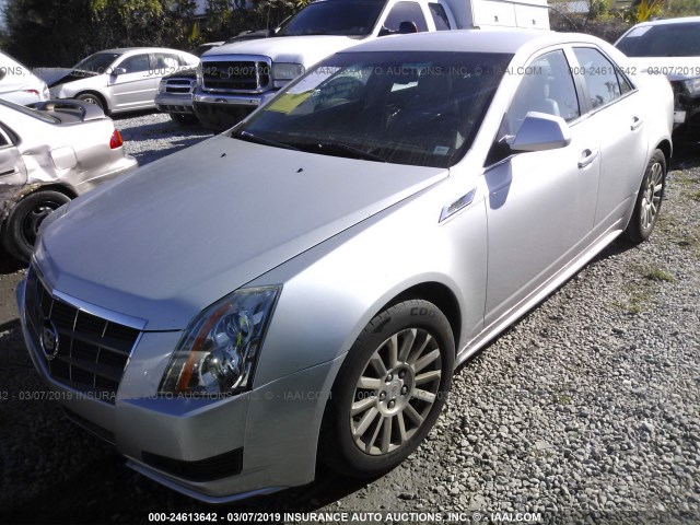 1G6DE5EY4B0153890 - 2011 CADILLAC CTS LUXURY COLLECTION SILVER photo 2