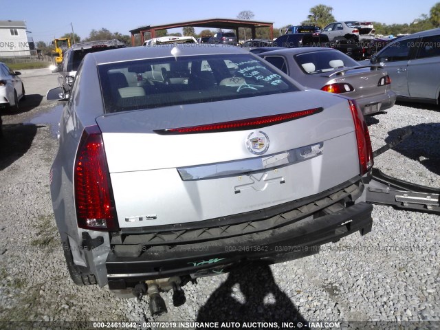 1G6DE5EY4B0153890 - 2011 CADILLAC CTS LUXURY COLLECTION SILVER photo 6