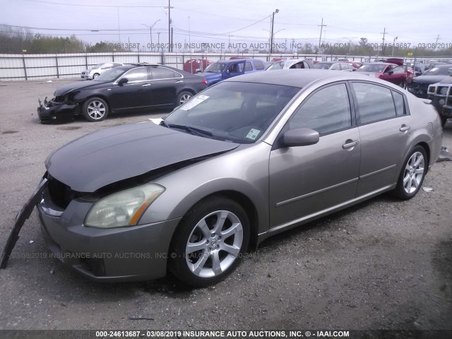 1N4BA41E78C830417 - 2008 NISSAN MAXIMA SE/SL BROWN photo 2