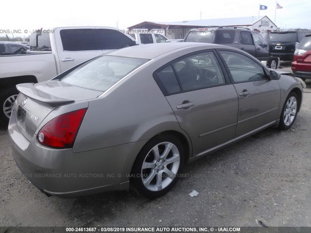 1N4BA41E78C830417 - 2008 NISSAN MAXIMA SE/SL BROWN photo 4