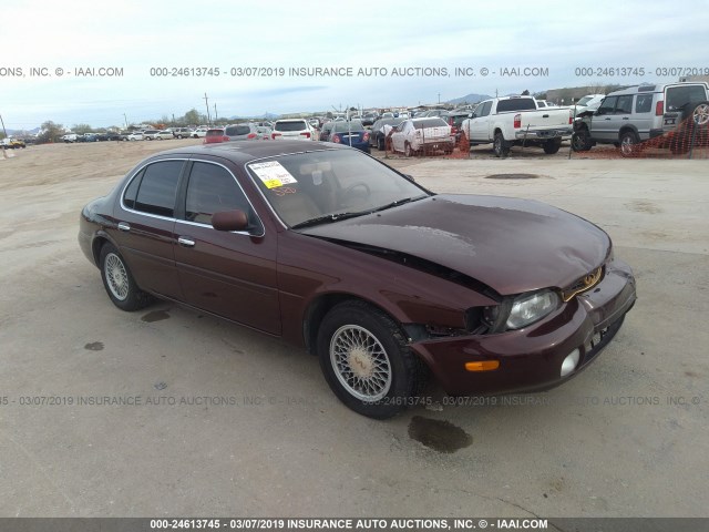 JNKAY21D5TM300204 - 1996 INFINITI J30 BURGUNDY photo 1