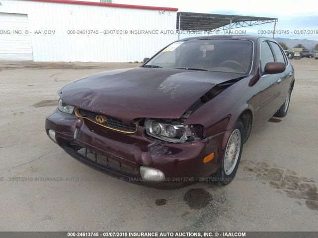 JNKAY21D5TM300204 - 1996 INFINITI J30 BURGUNDY photo 6