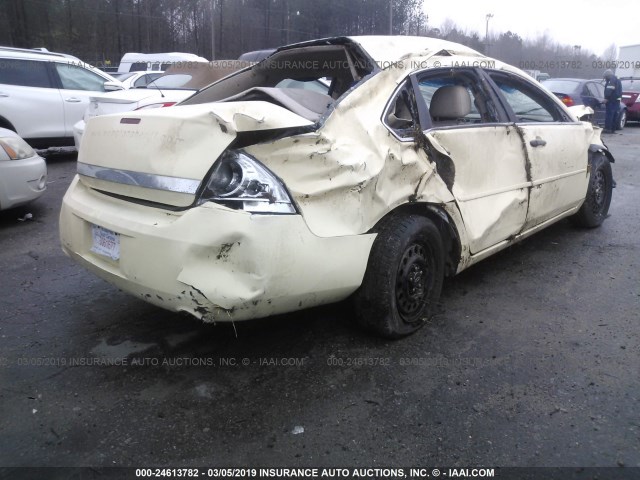 2G1WS551369381496 - 2006 CHEVROLET IMPALA POLICE TAN photo 4