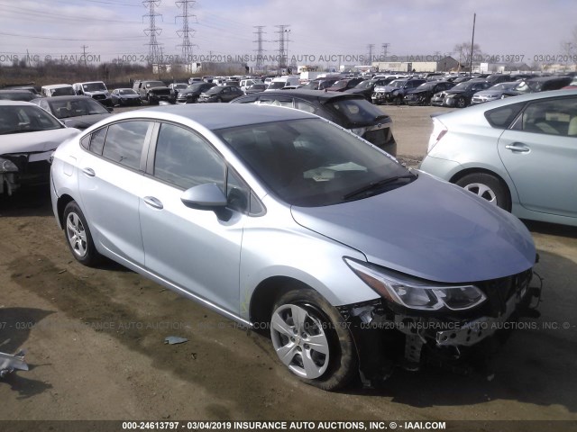 1G1BC5SM0J7233200 - 2018 CHEVROLET CRUZE LS Light Blue photo 1