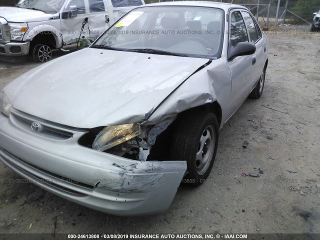 1NXBR12E7XZ267549 - 1999 TOYOTA COROLLA VE/CE/LE SILVER photo 6