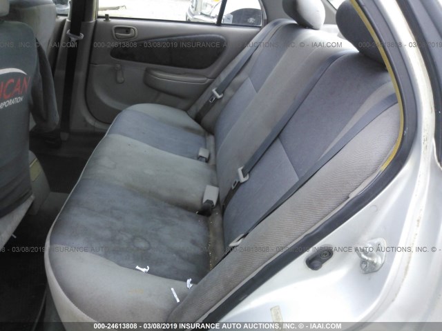 1NXBR12E7XZ267549 - 1999 TOYOTA COROLLA VE/CE/LE SILVER photo 8