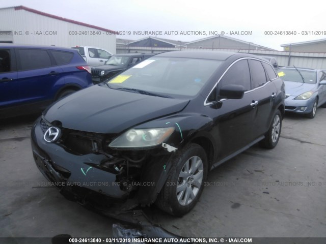 JM3ER293080182693 - 2008 MAZDA CX-7 BLACK photo 2