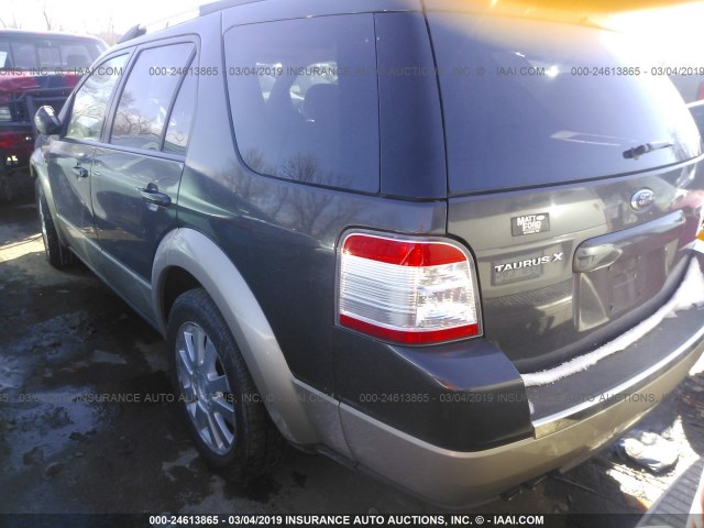 1FMDK07WX8GA32653 - 2008 FORD TAURUS X EDDIE BAUER GRAY photo 3