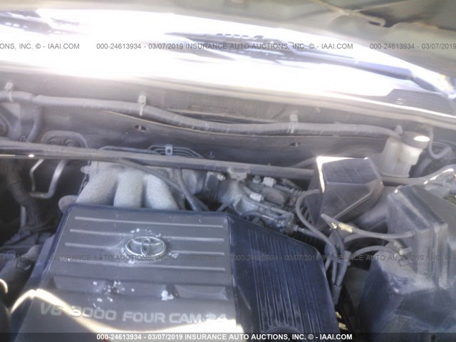 JTEHF21A820073104 - 2002 TOYOTA HIGHLANDER LIMITED GREEN photo 10