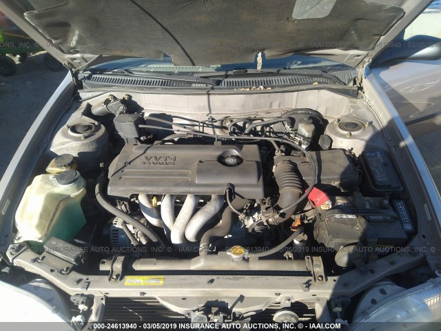 2T1BR12E6YC381593 - 2000 TOYOTA COROLLA VE/CE/LE TAN photo 10