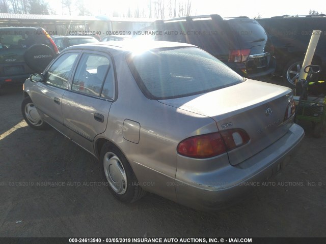 2T1BR12E6YC381593 - 2000 TOYOTA COROLLA VE/CE/LE TAN photo 3