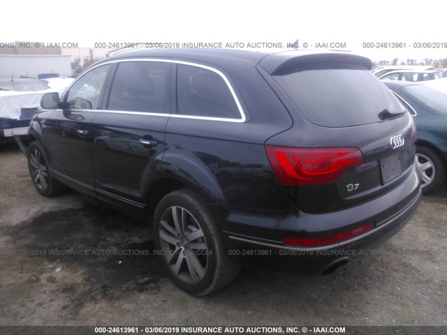 WA1LGAFE5BD005816 - 2011 AUDI Q7 PREMIUM PLUS BLACK photo 3