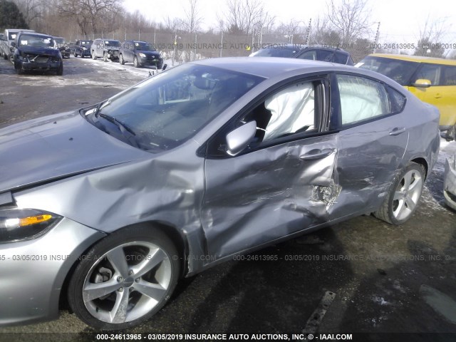 1C3CDFEB9ED794743 - 2014 DODGE DART GT GRAY photo 6