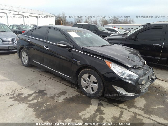 KMHEC4A46CA060686 - 2012 HYUNDAI SONATA HYBRID BLACK photo 1