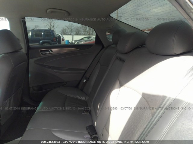 KMHEC4A46CA060686 - 2012 HYUNDAI SONATA HYBRID BLACK photo 8