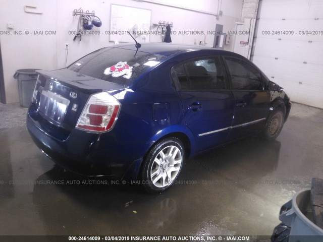 3N1AB6AP2BL686368 - 2011 NISSAN SENTRA 2.0/2.0S/SR/2.0SL Blau Foto 4