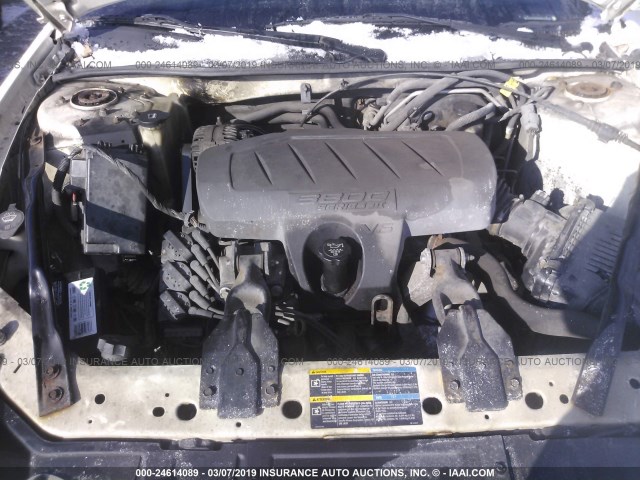 2G2WP552861203913 - 2006 PONTIAC GRAND PRIX WHITE photo 10