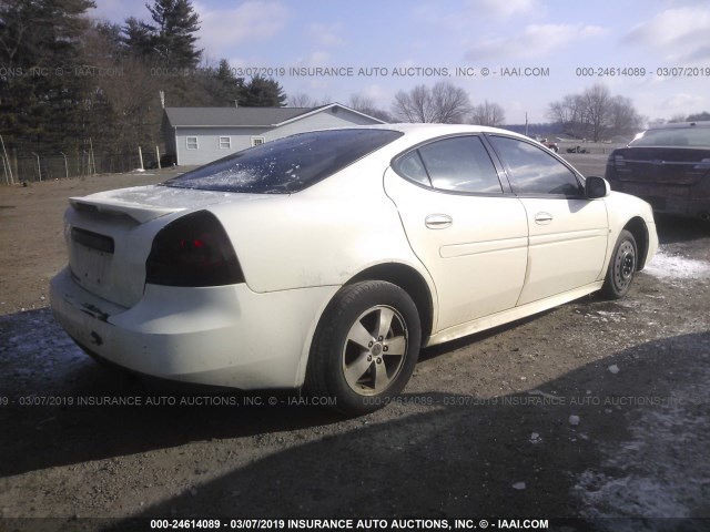 2G2WP552861203913 - 2006 PONTIAC GRAND PRIX WHITE photo 4