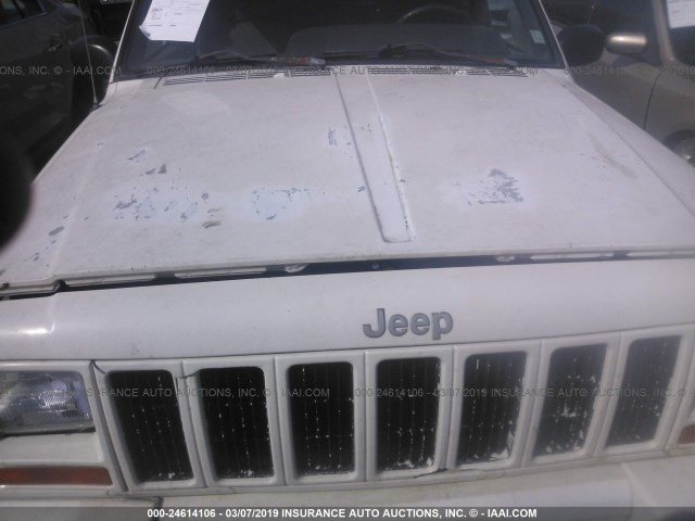 1J4FF68S7XL591948 - 1999 JEEP CHEROKEE SPORT/CLASSIC თეთრი ფოტო 6