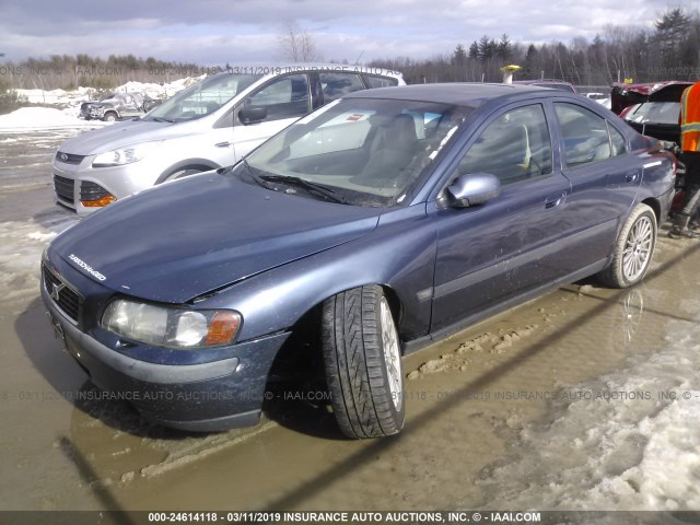 YV1RS53D712018458 - 2001 VOLVO S60 T5 BLUE photo 2